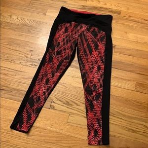 Marika black and pink leggings - size L
